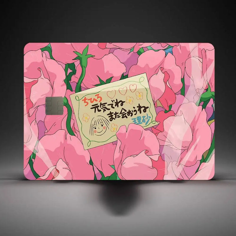 Pegatina para Tarjeta de Crédito Inspirada en Hayao Miyazaki
