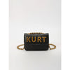 Mini Magnetic Crossbody Bag with Letter Flap and Chain Strap