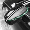 Carbon Fiber Style Car Mirror Rain Guards (Pair)