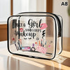 Large Capacity Travel Cosmetic Bag with Multifunctional Storage