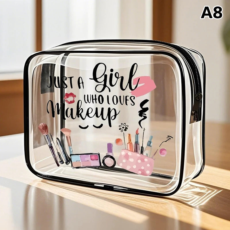 Large Capacity Travel Cosmetic Bag with Multifunctional Storage