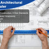 Professional 12-Inch Aluminum Architectural & Engineer Scale Ruler