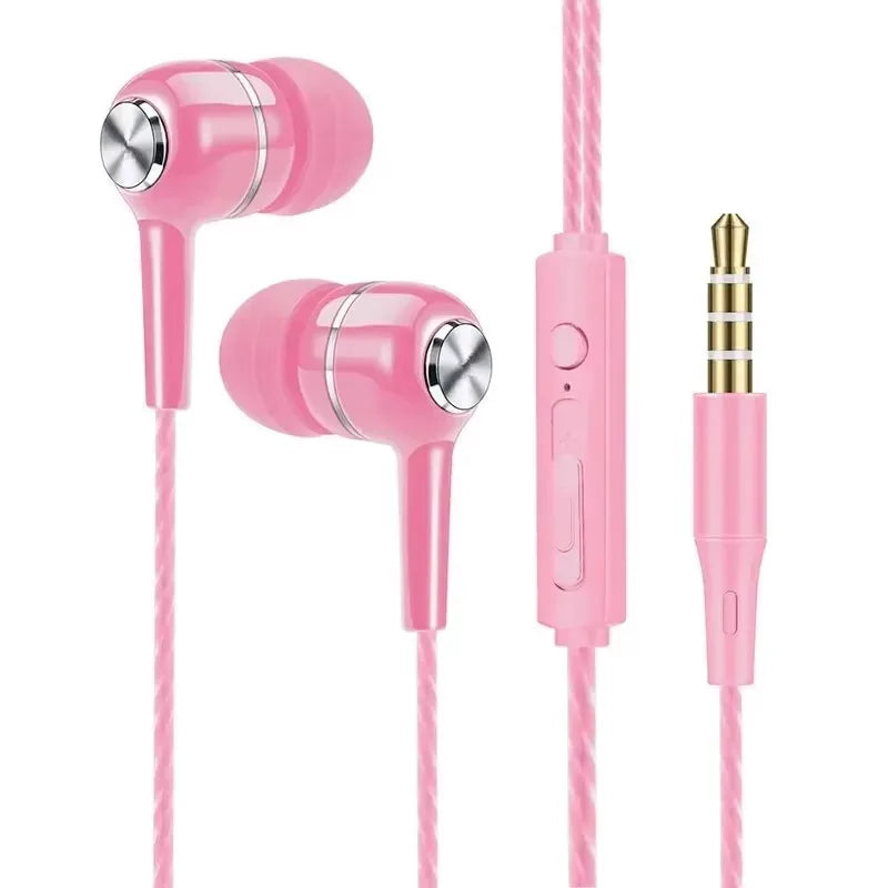 Wired In-Ear Headphones with Microphone