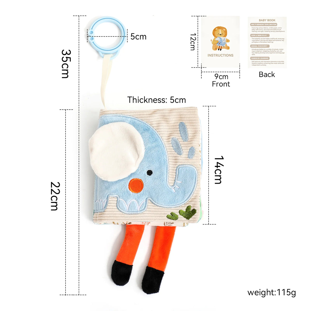 Montessori Sensory Tissue Box Toy with Soft Scarves