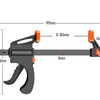 4-Inch Quick-Release Woodworking Bar Clamps (Set of 2 or 5)