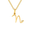 Collier avec Lettre Initiale et Pendentif Cœur