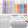 Ergonomic Crochet Hook Set with Accessories and Storage Bag