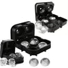 Skull and Diamond Silicone Ice Cube Mold Tray with Lid