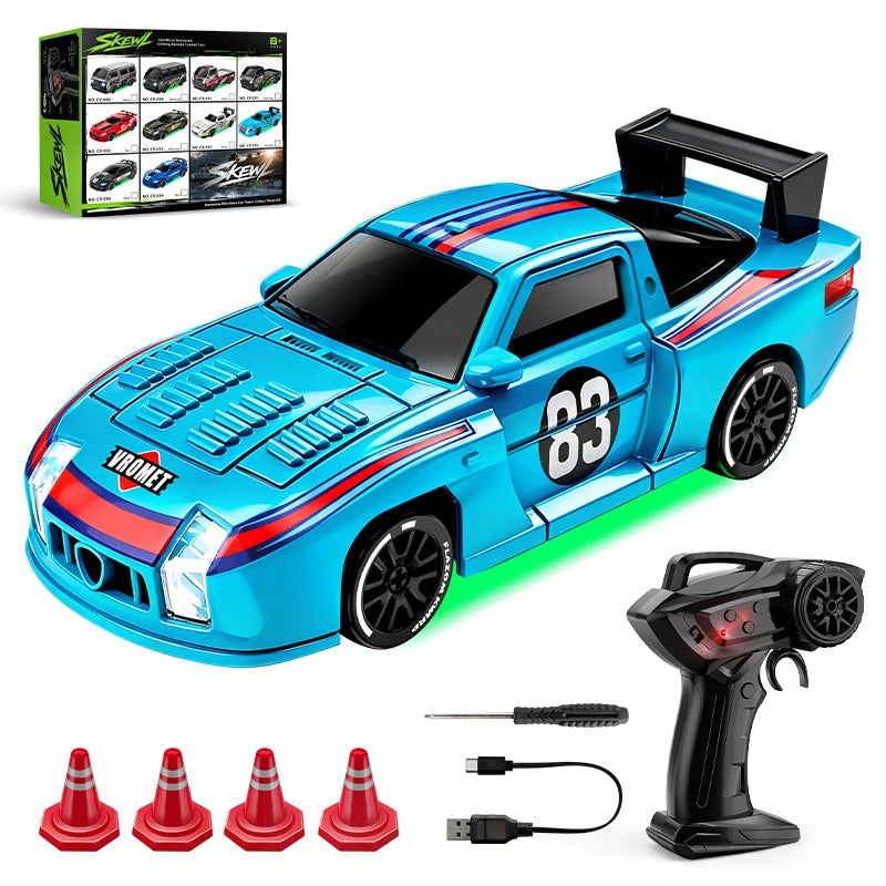 1:64 Scale 4WD Stunt RC Drift Car with Rechargeable Battery