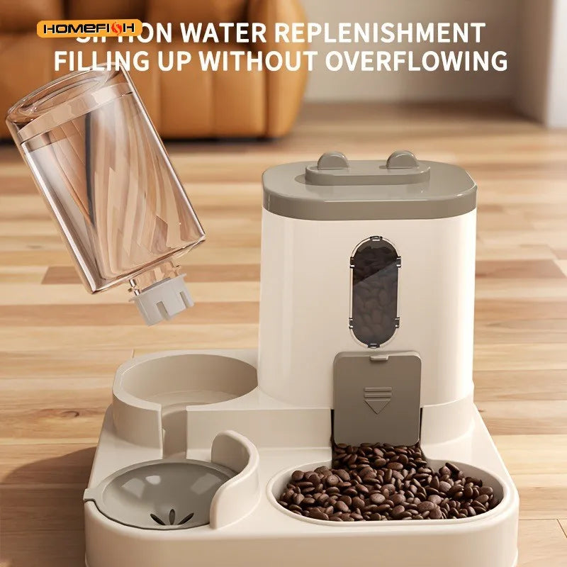 Automatic Cat Food and Water Dispenser