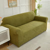 Jacquard Leaf Pattern Stretch Sofa Cover with Non-Slip Backing
