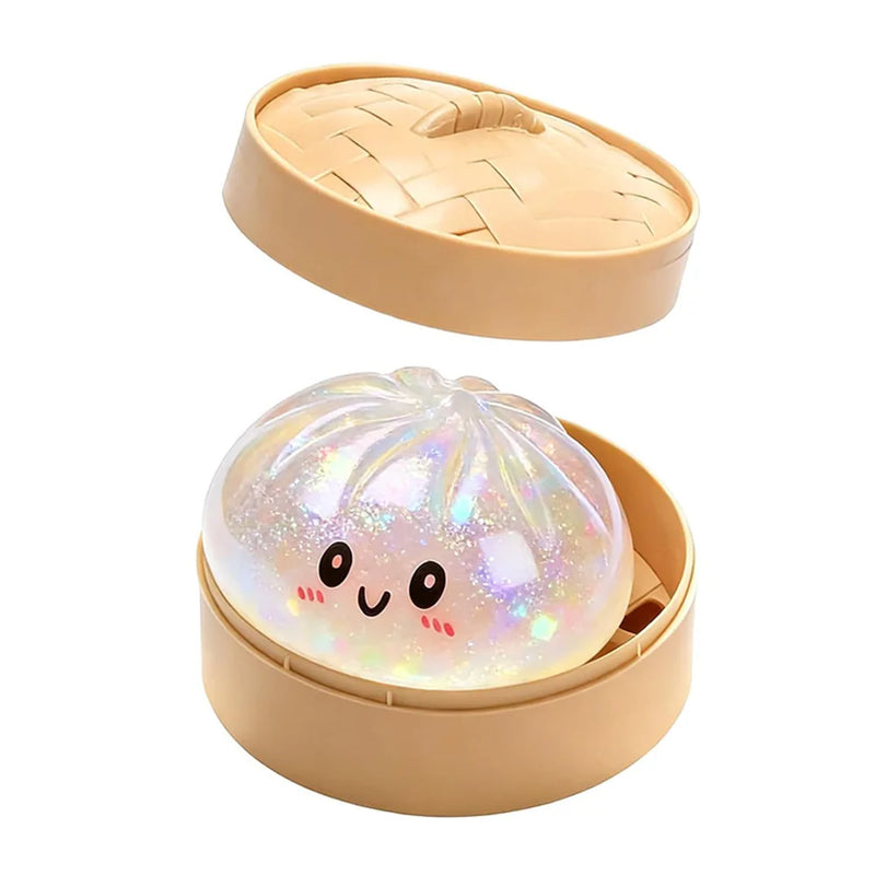 Glitter Dumpling Squishy Stress Relief Toy