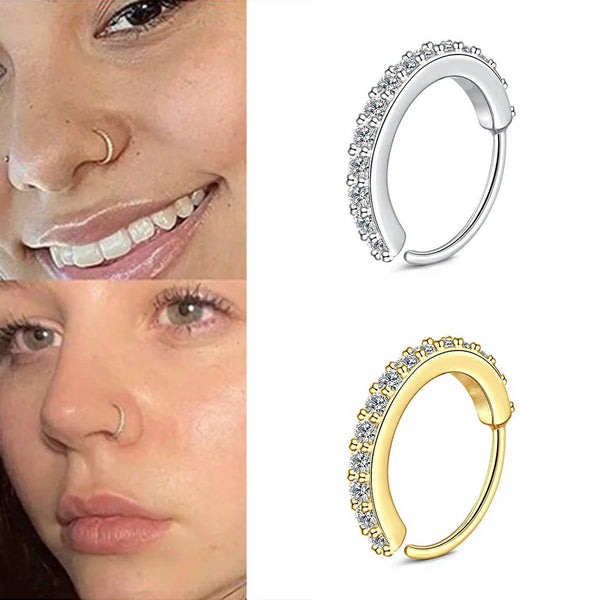 Rhinestone Septum Ring