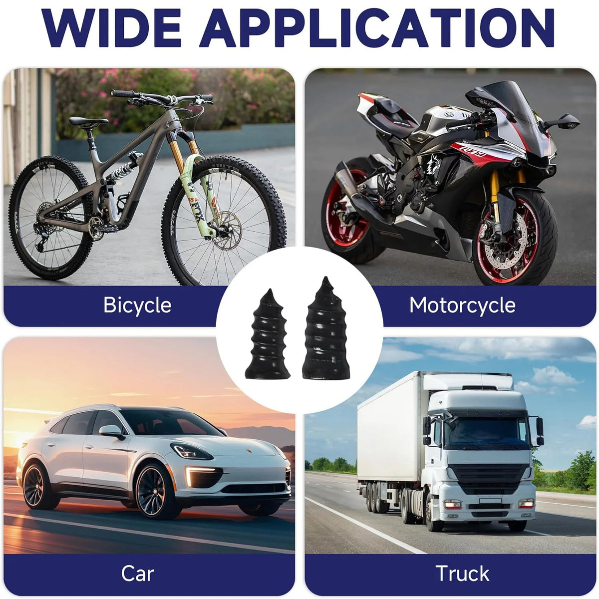 Produit d'application universel pour vélo, moto, voiture et camion.