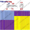 Self-Drilling Roofing Screws with Rubber Washer - Stainless Steel Hex Head