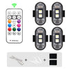 RGB LED Strobe Light with Remote Control for Vehicles and Drones