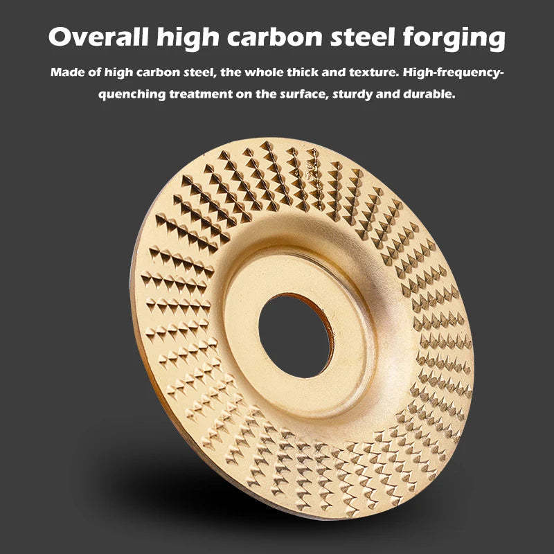 4-Inch Woodworking Sanding Shaping Disc for Angle Grinder