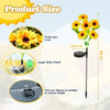 Solar Sunflower Garden Lights