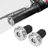 CNC Aluminum Motorcycle Handlebar End Plugs with Rubber Grip
