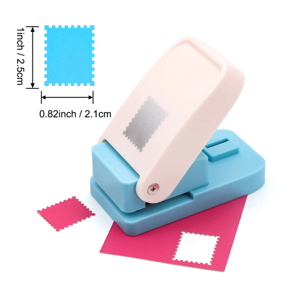 Rectangular & Square Postage Stamp Paper Punch