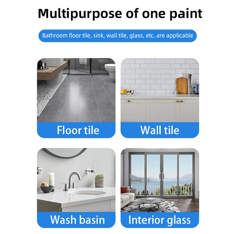 Kit de Pintura para Reforzar Azulejos y Bañeras de Secado Rápido