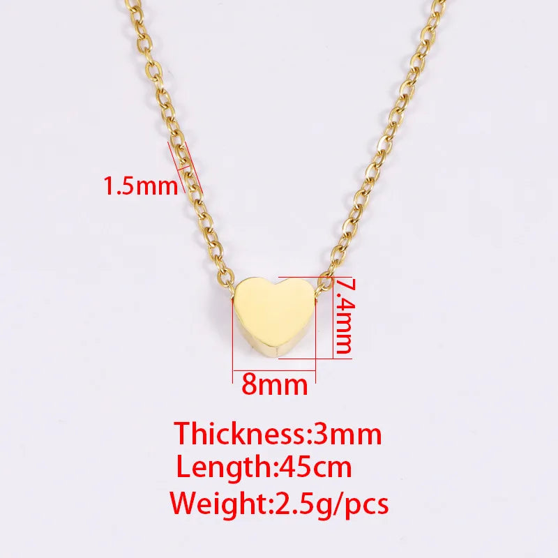 Dainty Heart Pendant Necklace