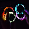 LED Cup Holder Coasters with 7 Color-Changing Lights