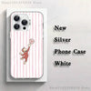 Coque de téléphone avec design de singe mignon pour iPhone