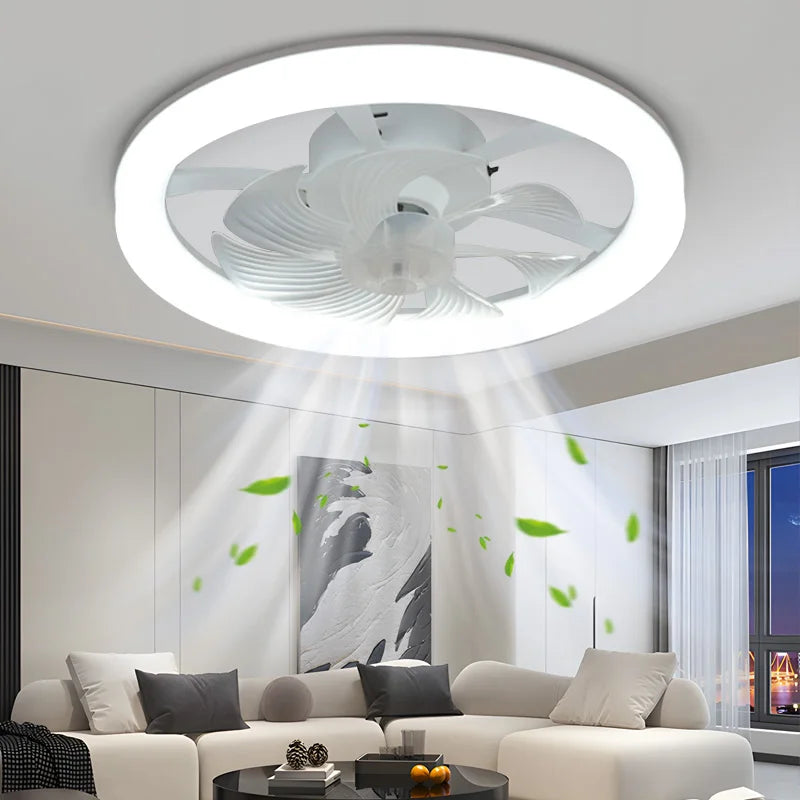 Modern LED Ceiling Fan with Remote Control