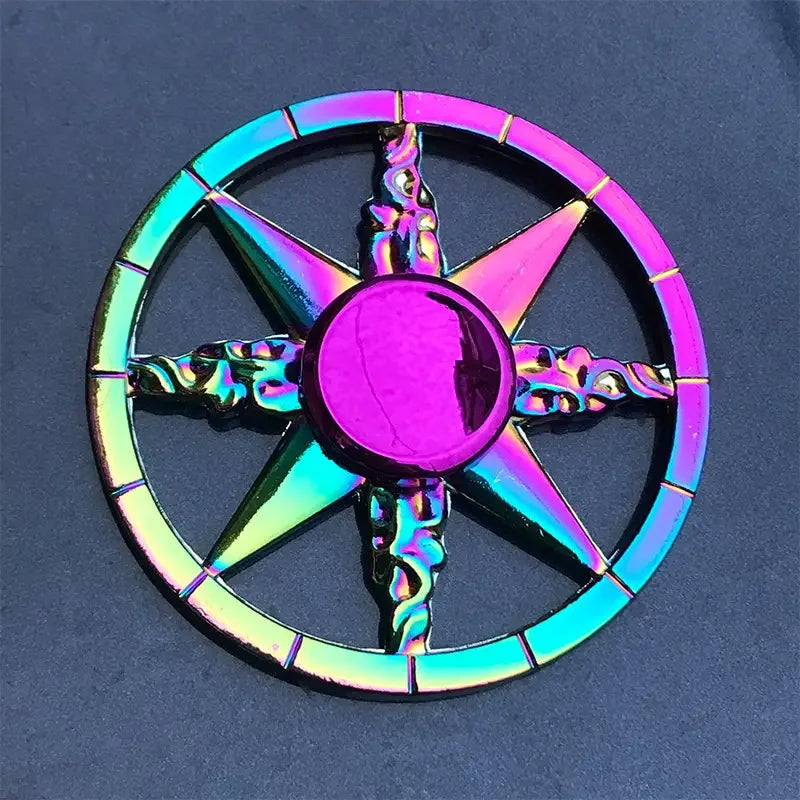 Colorful Zinc Alloy Fidget Spinner
