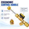 Dual-Size Refrigerant Valve Core Remover & Installer Kit with 10 Spare Cores