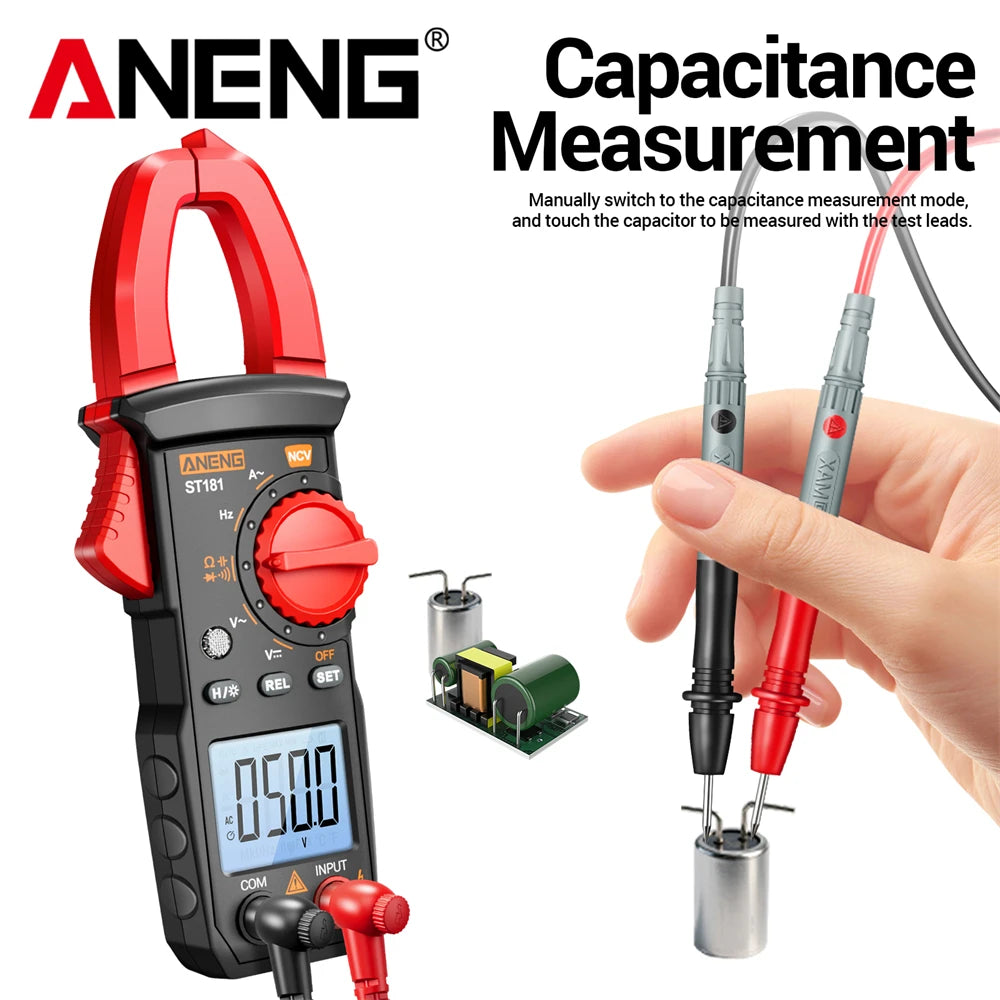 Digital Clamp Meter and Voltage Tester Kit