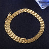 925 Sterling Silver Side Chain Necklace with 18k Gold Plating