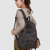 Leopard Print Casual Backpack for School & Daily Use