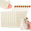 Natural Sisal Soap Saver Bag with Exfoliating Mesh