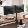 Heavy-Duty Dual Monitor Stand with Full Articulation for Desks Up to 32 Inches