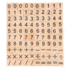 Wooden Alphabet & Number Learning Blocks Set (100 Pieces)