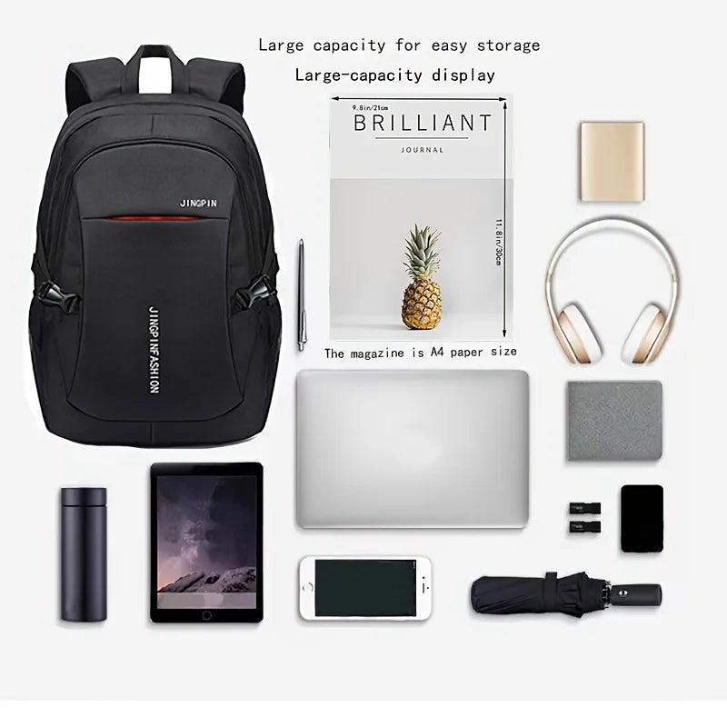 Waterproof Oxford Laptop Backpack for Work, Travel & School