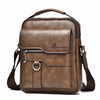 Vintage Leather Messenger Bag for Men – Classic Crossbody Shoulder Bag