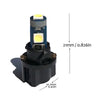 A T5 LED instrument panel bulb kit with twist lock bases shown vertically.
