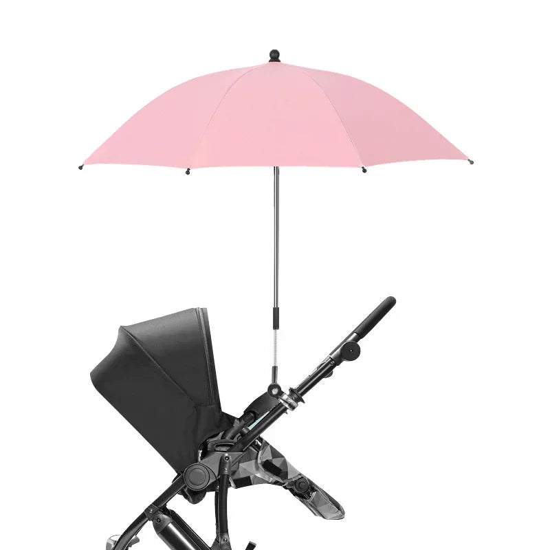 UV Protection Stroller Umbrella with Adjustable Clamp
