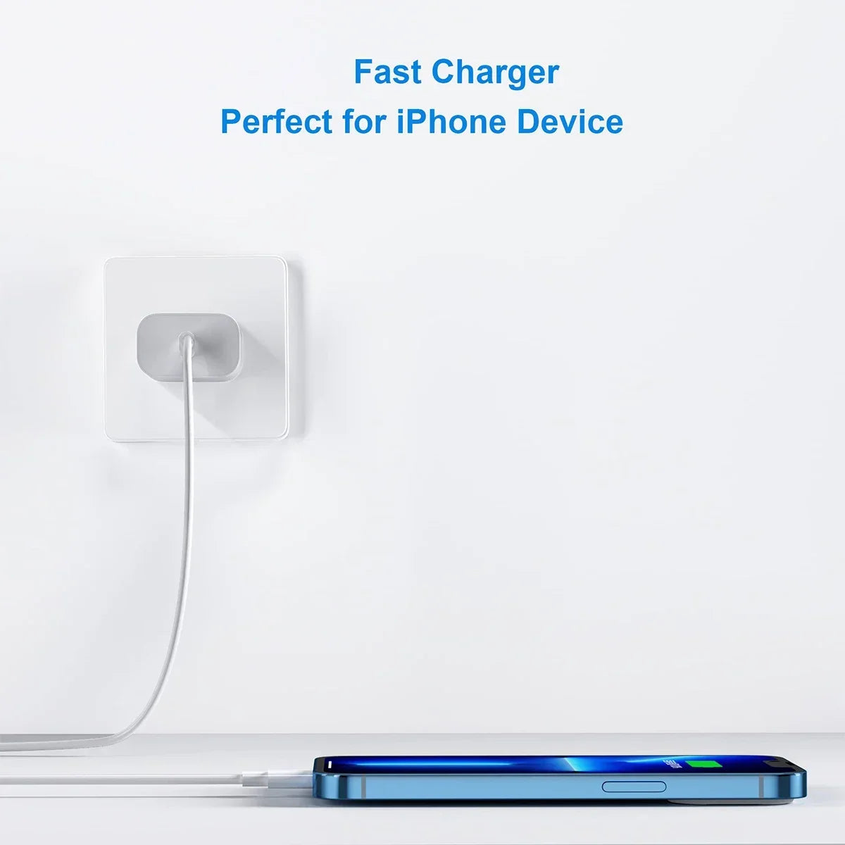 20W USB-C Fast Charger with Cable for iPhone