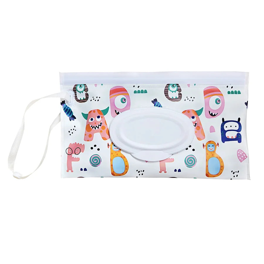EVA Flip-Top Wet Wipes Pouch for Baby Strollers