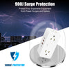 8-Outlet Wall Power Hub with USB-C and USB-A Ports and Surge Protection