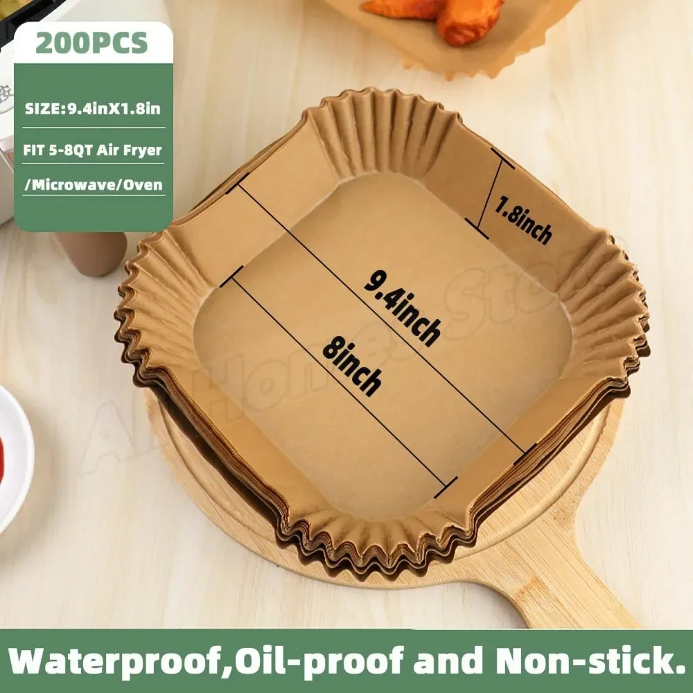 Disposable Air Fryer Paper Liners – Nonstick & Greaseproof