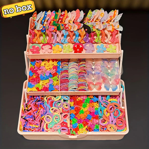 Colorful Butterfly Hair Accessories Set for Girls