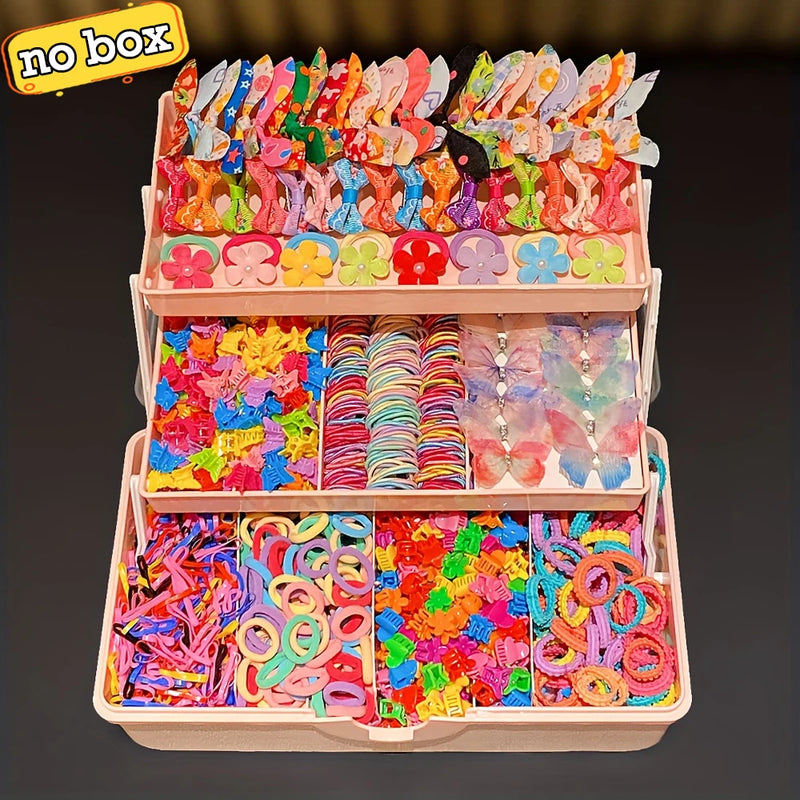 Colorful Butterfly Hair Accessories Set for Girls