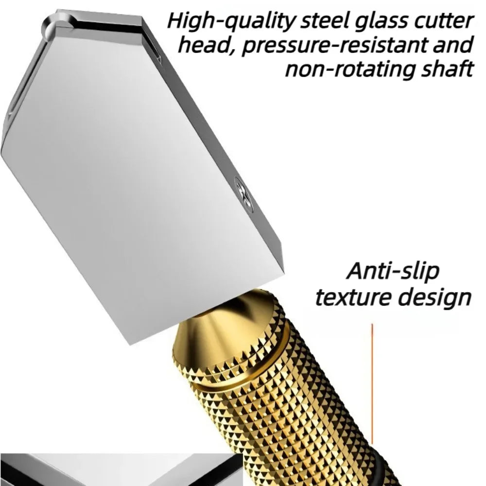 Precision Glass & Tile Cutter with Ergonomic Handle