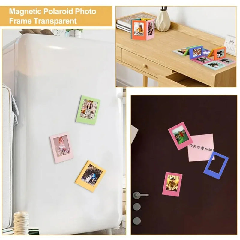 Magnetic Photo Frame for Fridge - Set of 10