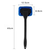 Ergonomic Car Window Cleaning Brush with Microfiber Pad